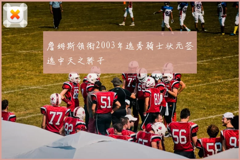 詹姆斯领衔2003年选秀骑士状元签选中天之骄子