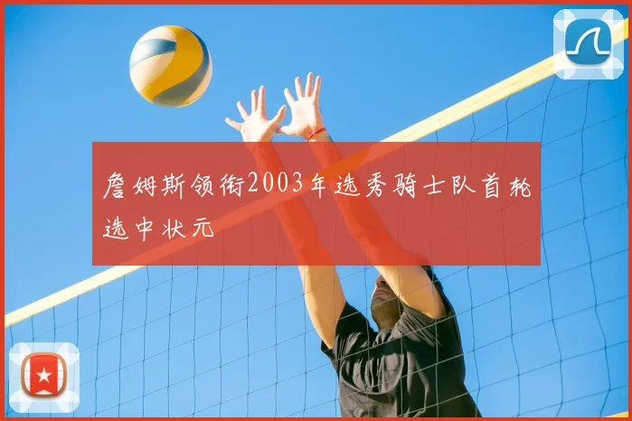 詹姆斯领衔2003年选秀骑士队首轮选中状元